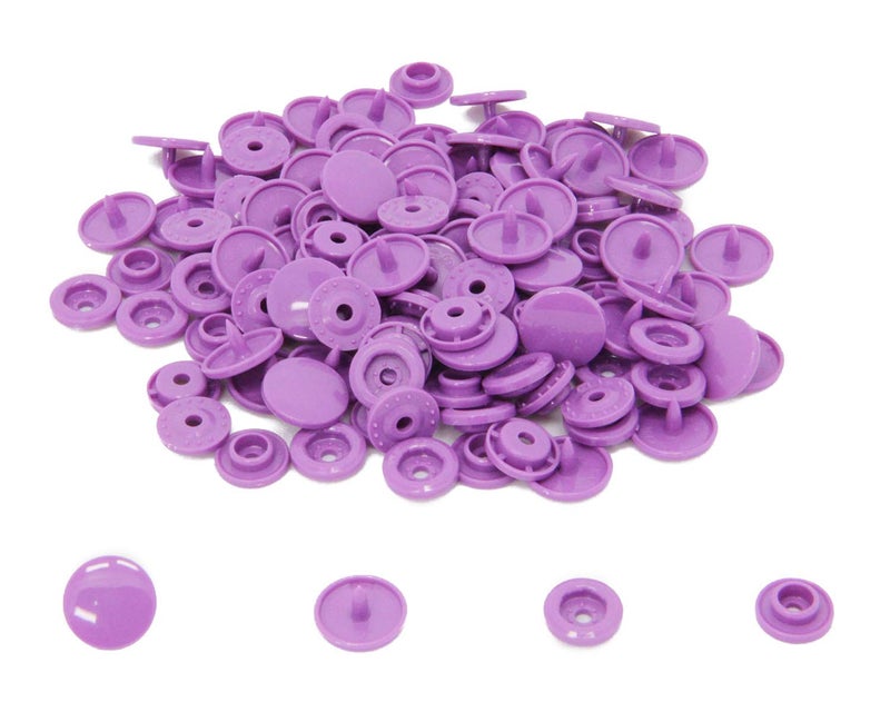 BetterJonny 420 Sets 14-Color KAM Snaps, BetterJonny Size 20 T5 Glossy Round Plastic Fasteners Punch Poppers Closures No-Sew Buttons for Clothing Crafts Mama Pads - Image 4